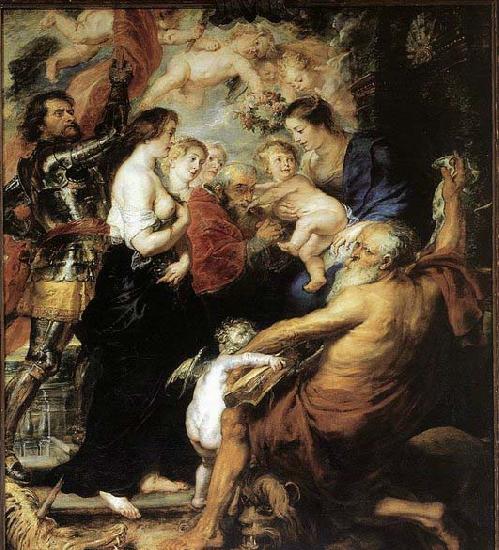Peter Paul Rubens Our Lady with the Saints Sweden oil painting art